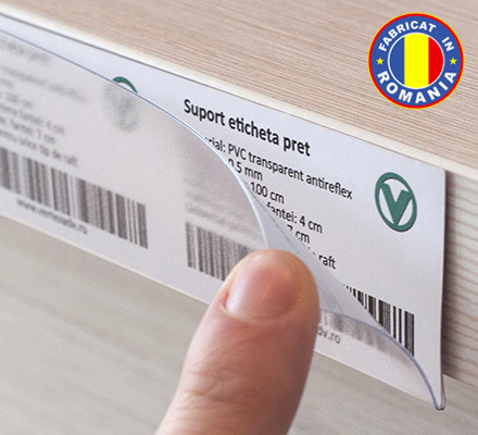 suport banda etichete pret